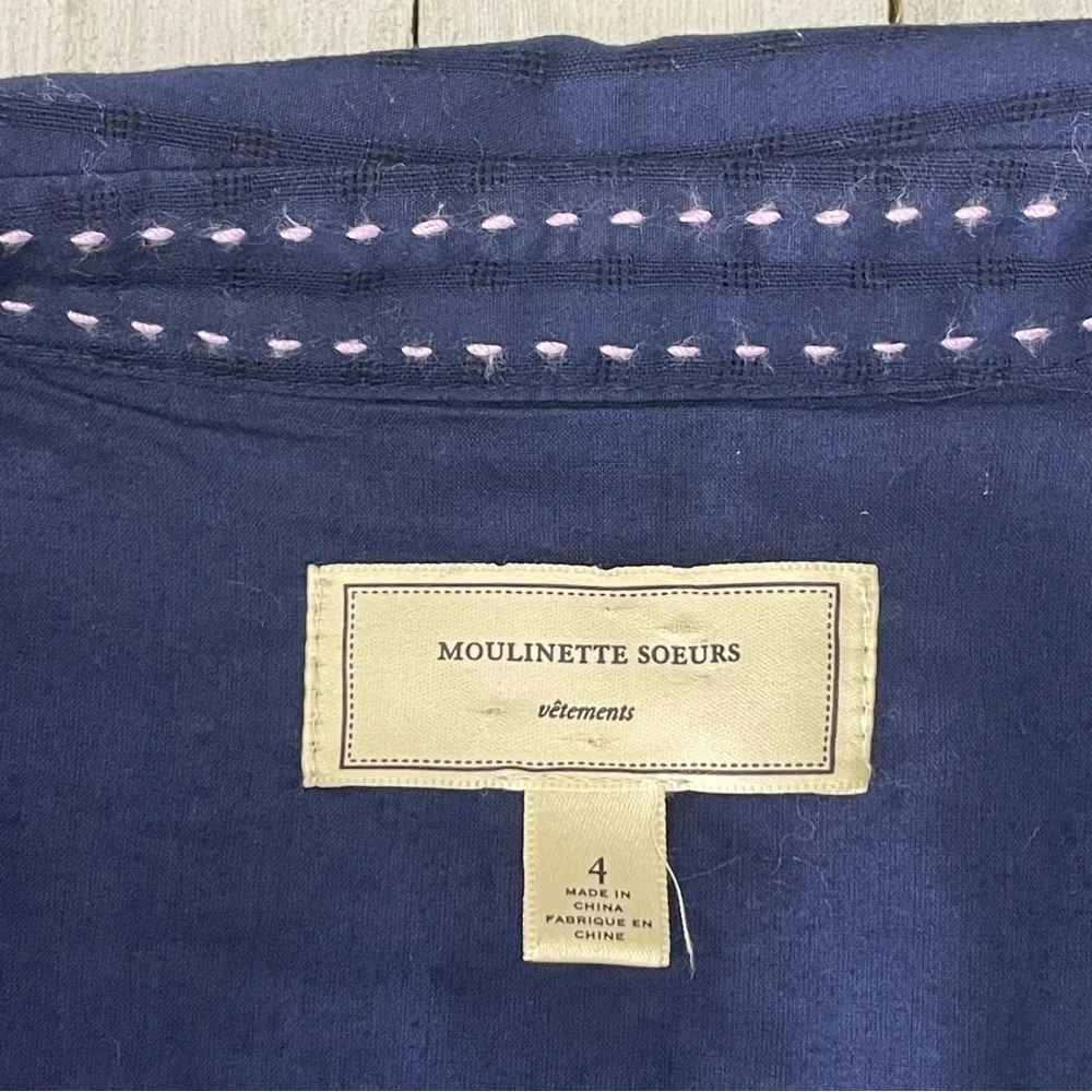 MOULINETTE SOEURS Dakota Pleated Shirt Dress - Picture 6 of 7